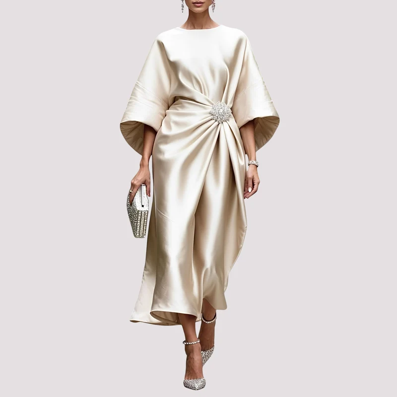 Kay - Stilvolles Wickel-Midikleid