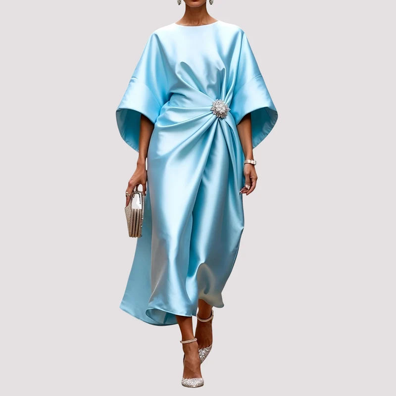 Kay - Stilvolles Wickel-Midikleid