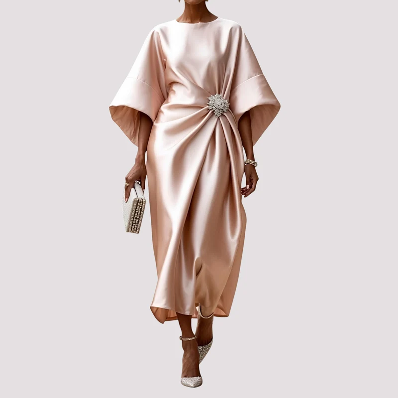 Kay - Stilvolles Wickel-Midikleid