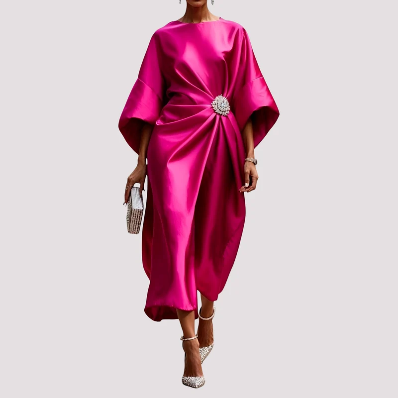 Kay - Stilvolles Wickel-Midikleid