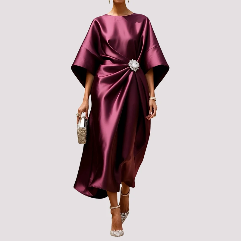 Kay - Stilvolles Wickel-Midikleid