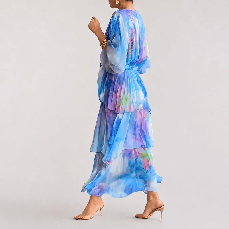 Denise - Elegantes Kleid mit mehreren Lagen