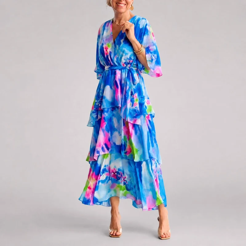 Denise - Elegantes Kleid mit mehreren Lagen