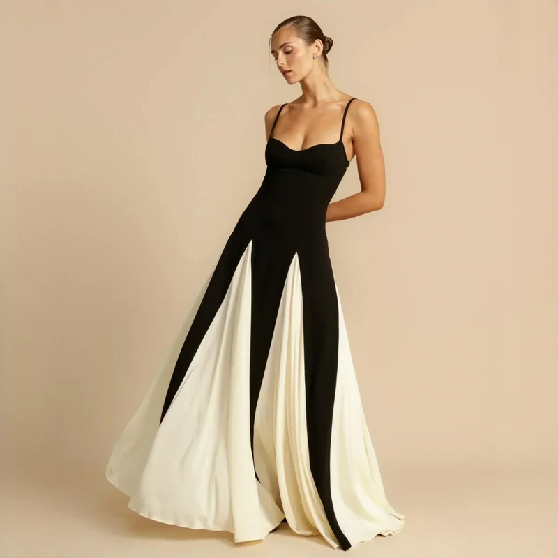 Roxanne - Stilvolles langes Kleid