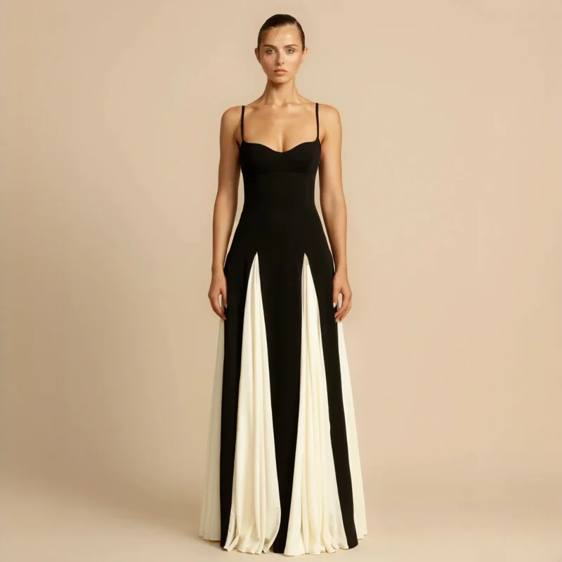 Roxanne - Stilvolles langes Kleid