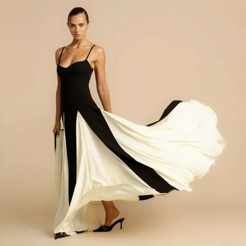 Roxanne - Stilvolles langes Kleid