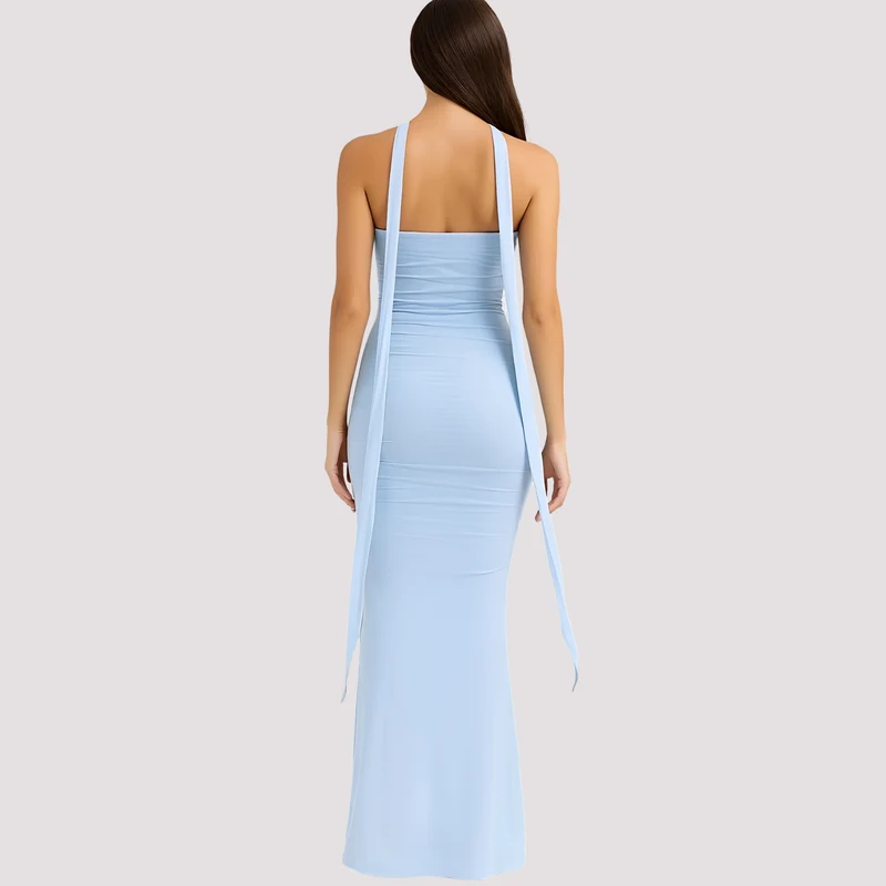 Antonia - Elegantes Choker-Kleid in schmaler Passform