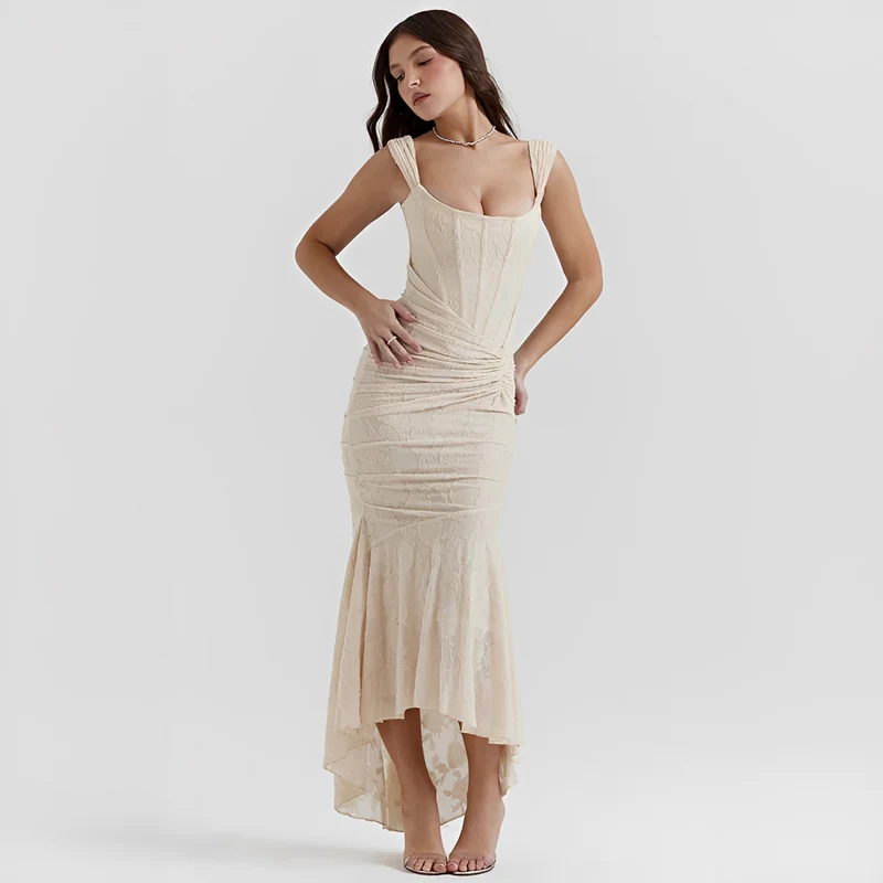 Cynthia - Elegantes Midikleid zum Wickeln mit Gürtel