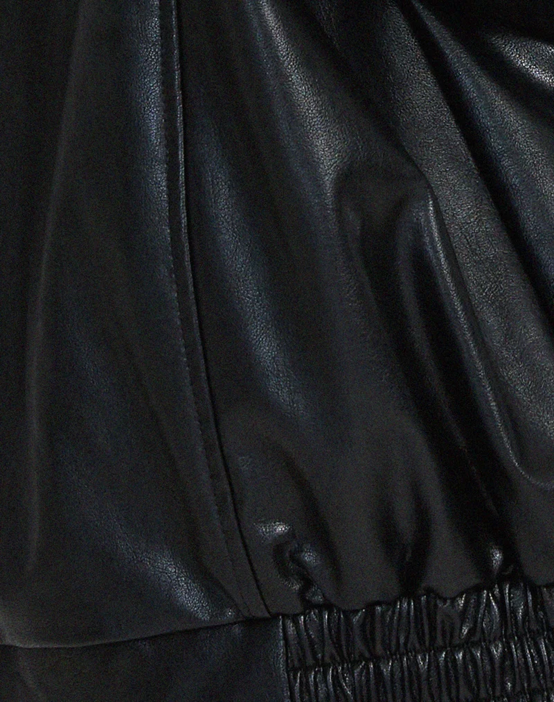 Sophia – Lässige Oversize-Jacke aus Leder