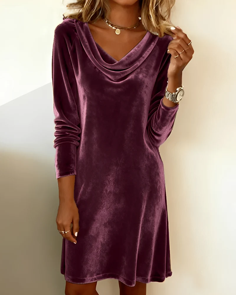 Glynn - Elegantes Glänzendes Kleid