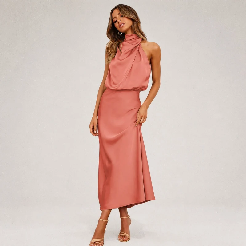 Lillie - Schickes Kleid mit Neckholder-Ausschnitt