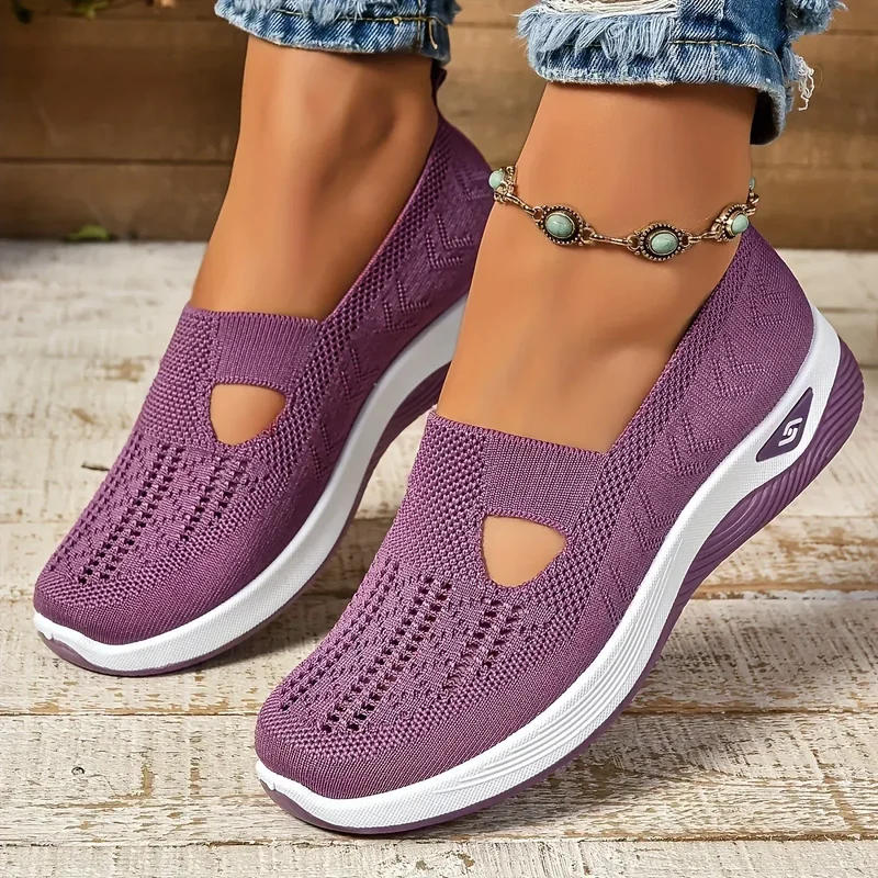 Madelline - Damen Slipper mit Keilabsatz