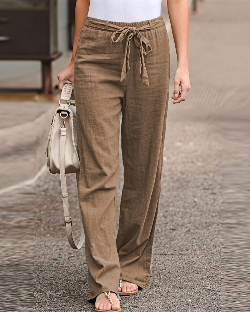 Sarah - Bequeme Hose mit weiter Beinform