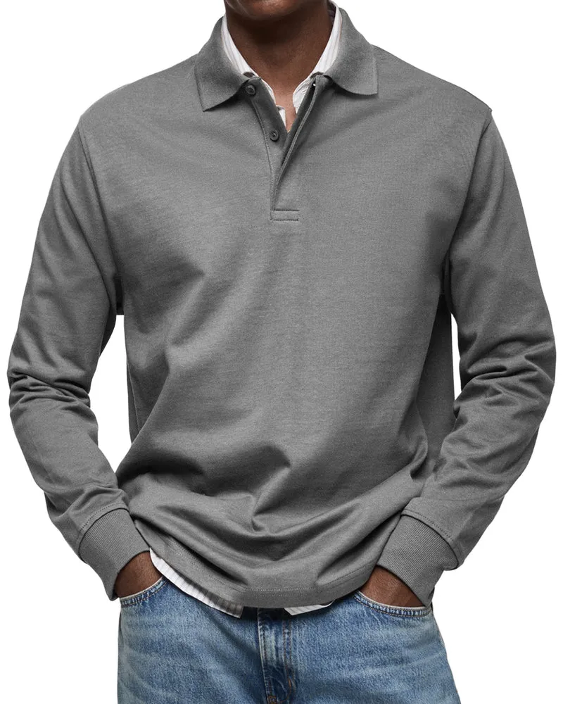 Oliver - Langarm-Poloshirt