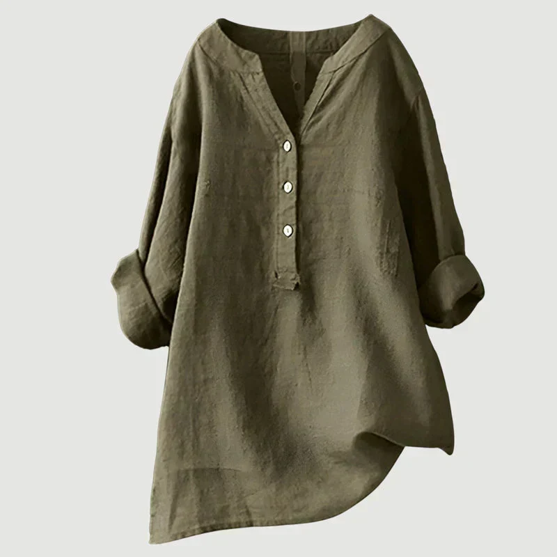 Evelyn - Bluse mit Knopfverschluss