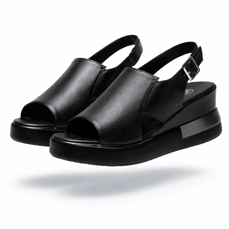 Deloria™ | Orthopädische Wedge Slingback Sandalen