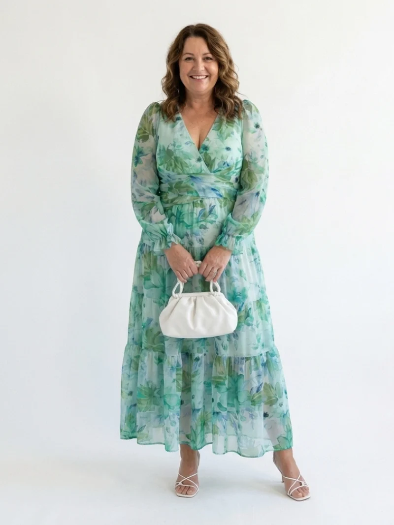 ALTHEA | FLORAL MAXI-KLEID