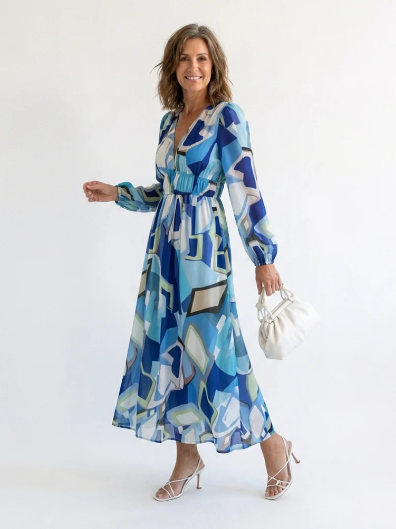 ALTHEA | FLORAL MAXI-KLEID