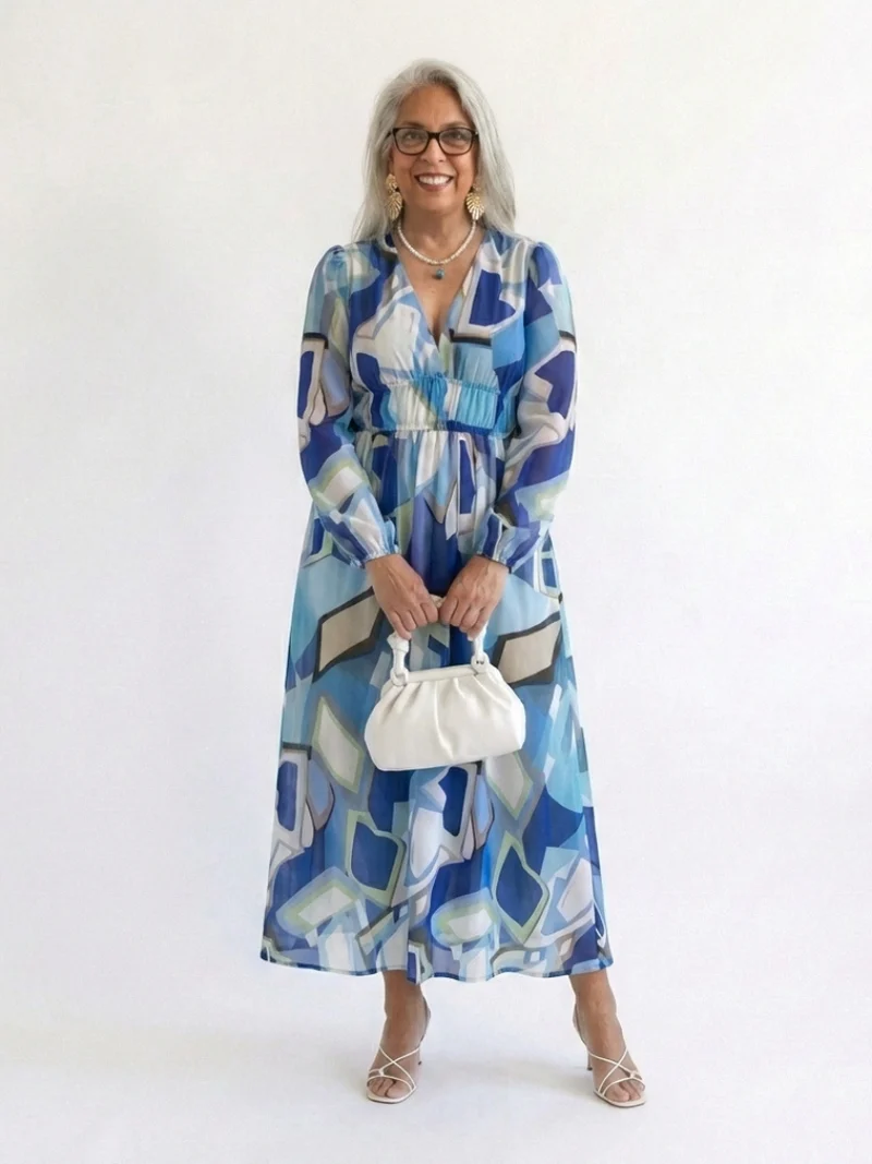 ALTHEA | FLORAL MAXI-KLEID