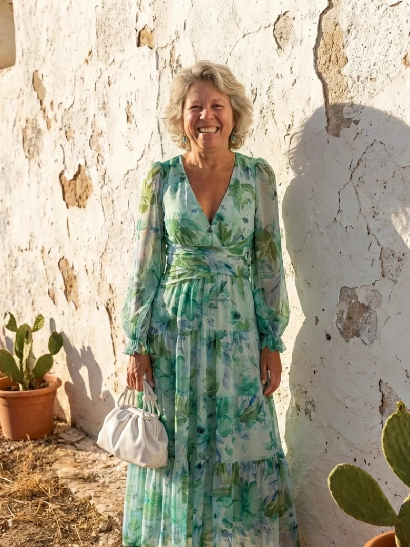 ALTHEA | FLORAL MAXI-KLEID