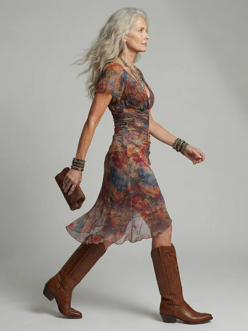 Aeris | Ruhiger Halter Midi-Kleid