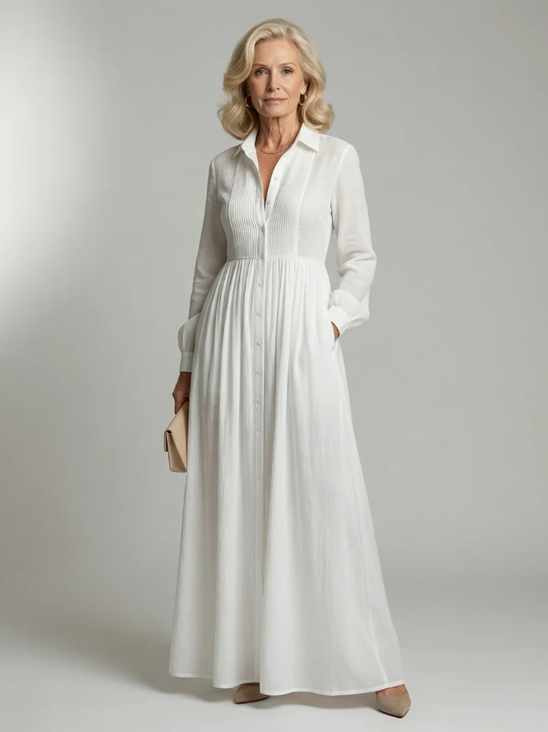 Lioren | Soft Flow Maxi-Kleid