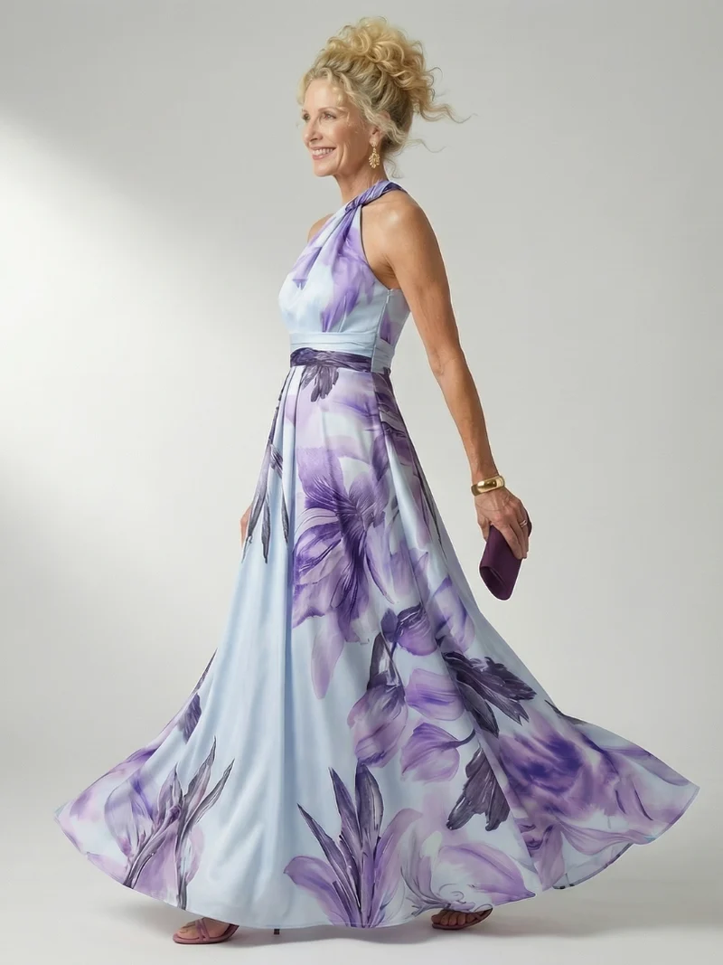Amiel | Leichtes Floral-Maxi-Kleid
