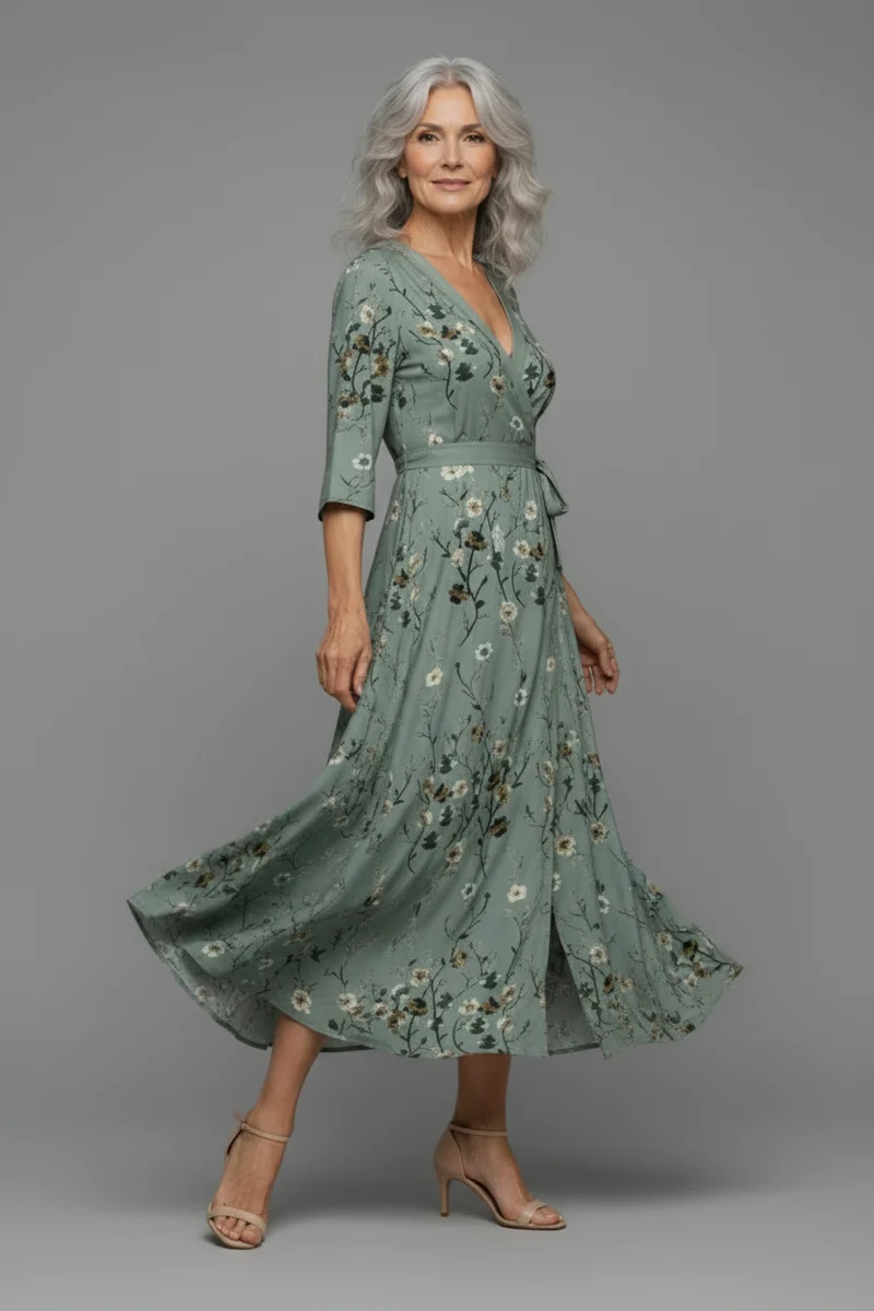 Selora | Halter Bloom Flow Maxi Kleid
