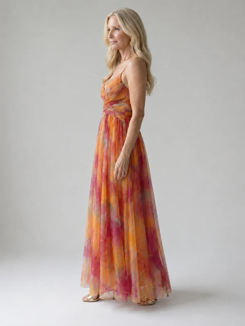 Isel | Soft Wrap Maxi Kleid
