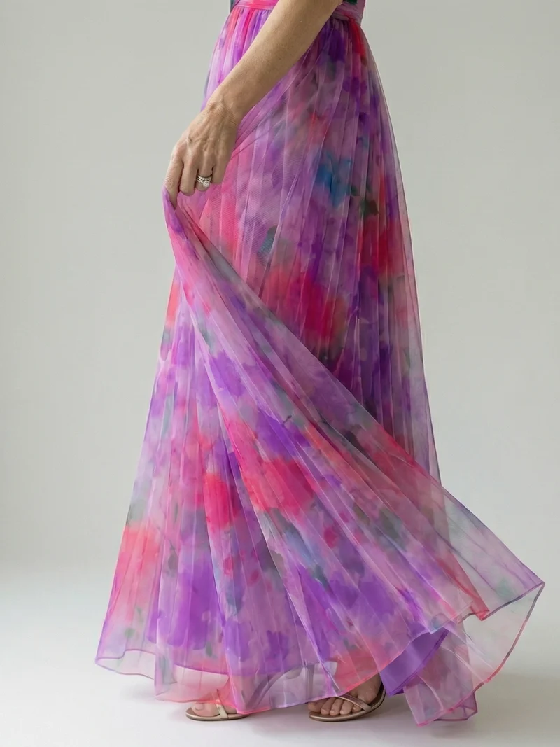 Isel | Soft Wrap Maxi Kleid