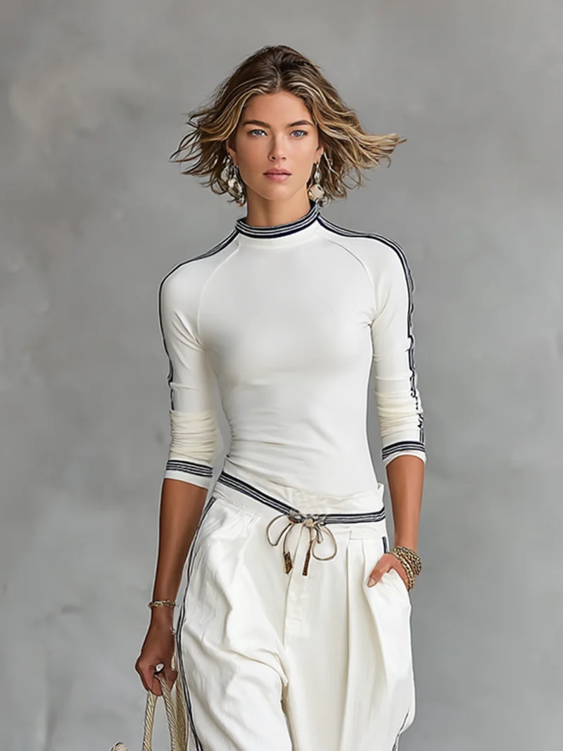 Hannah | Zweiteiliges Sport Set Stehkragen Hose